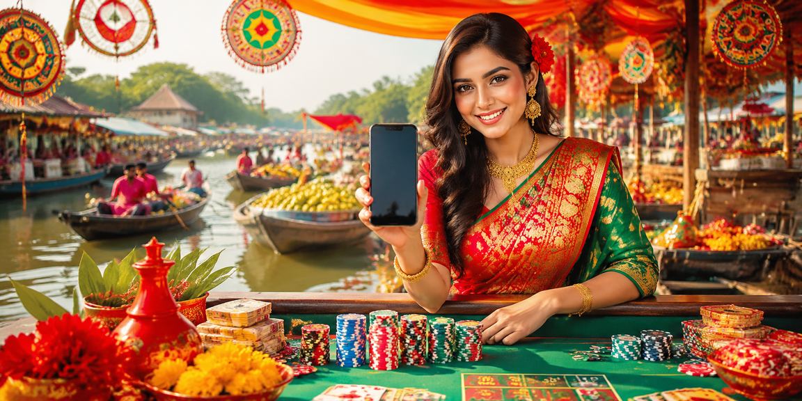 বরিশালে পহেলা বৈশাখ উৎসবে ক্যাশব্যাক বোনাস উপভোগ করছেন একজন খেলোয়াড়
