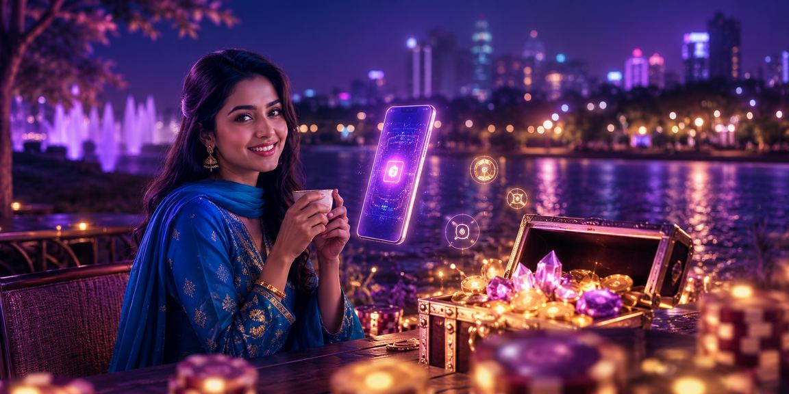 চট্টগ্রামে সালোয়ার কামিজ পরা একজন নারী মোবাইলে পেমেন্ট করছেন